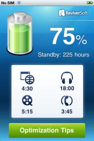Ứng dụng IPhone Battery Optimizer For IOS
