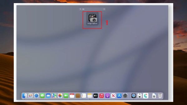 Mở Image Capture từ Launchpad