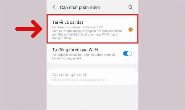 Chọn Tải về và cài đặt