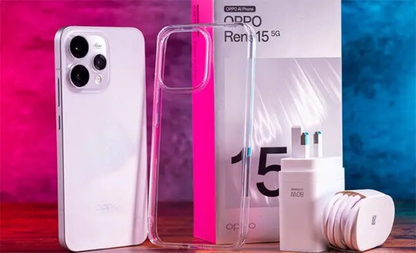 OPPO Reno15 sở hữu thiết kế mỏng nhẹ, hiện đại